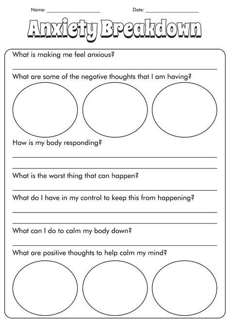 Self Awareness Activity Worksheets Pdf For Free At Artofit