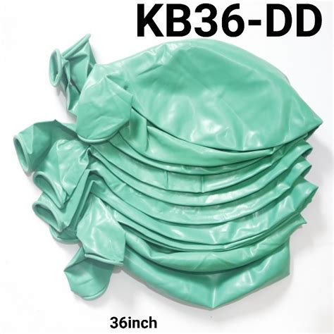 Jual KB36 DD Balon Latex 36 Inch 90 Cm Jumbo Doff Tebal Hijau Mint