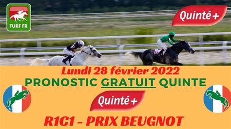 Pronostics Pmu Gratuit De La Minute Quinte Du Jour Lundi Fevrier