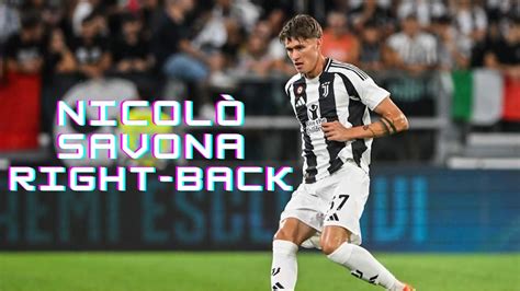 Nicolò Savona Juventus Goals Crosses and Defensive Skills YouTube