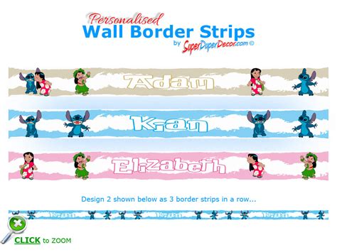 Lilo and Stitch border | SuperDuperDecor.com