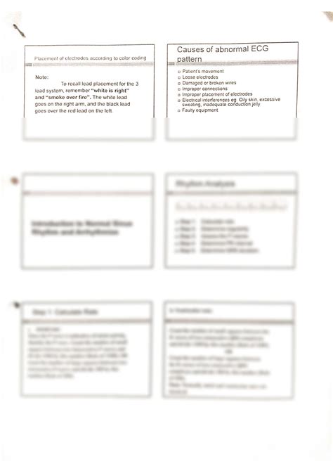 SOLUTION: ECG MONITORING AND INTERPRETATION - Studypool