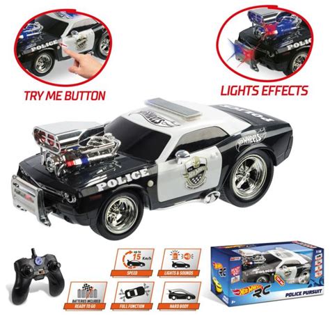 Hot Wheels R C Police Pursuit Policijsko Vozilo
