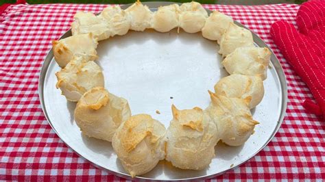 ROSCA DE COLHER POLVILHO AZEDO APENAS 1 OVO FACIL Receitas De Vo