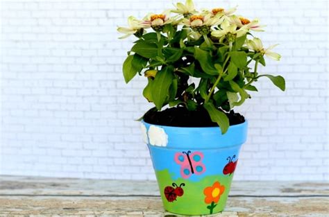 Flower Pot Painting Craft For Kids | Fun Money Mom