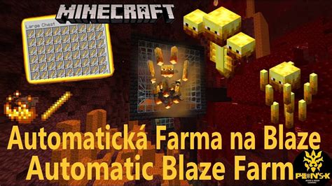 Minecraft Tutorial Automatická farma na Blaze Automatic Blaze Farm