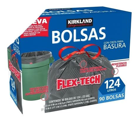 Bolsas Para Basura Lts Kirkland Signature Mercado Libre