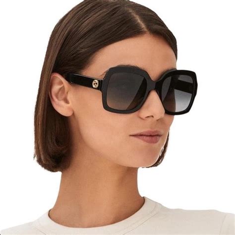 Gucci Accessories New Gucci Oversized Square Gg036s Sunglasses Black Poshmark