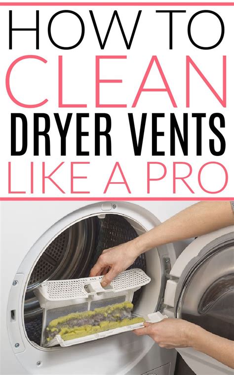 How To Clean Your Dryer Vent Deep Cleaning Tips House Cleaning Tips