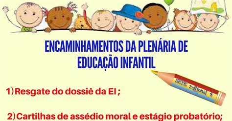 SEPE REGIONAL IV Encaminhamentos da Plenária de Educação Infantil