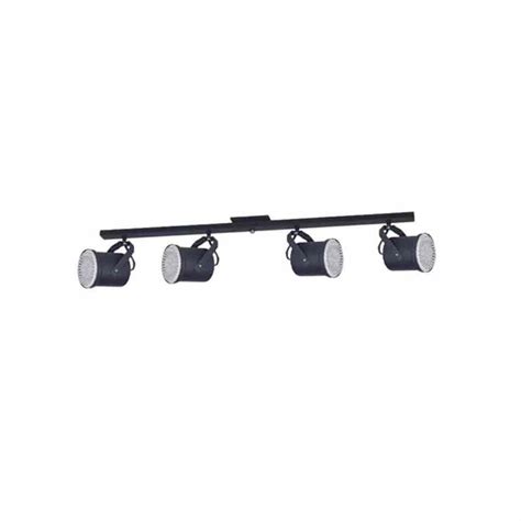 Aplique De Techo Barral Negro Spot Luces Dicroica Led