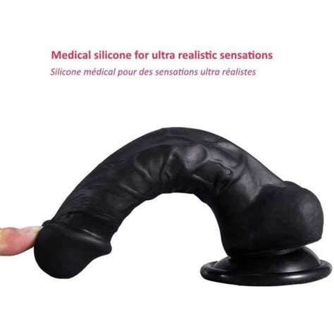 Godemichet Rabit Vibromasseur Gode Dildo R Aliste Noir P Nis