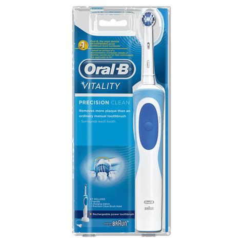 Oral B Vitality Precision Clean Electric Toothbrush Floss Action