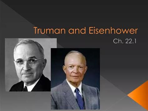 PPT - Truman and Eisenhower PowerPoint Presentation, free download - ID ...