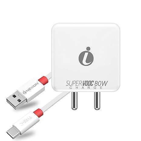 W Supervooc Fast Type C Charger For Oppo Reno T G Watt Charger