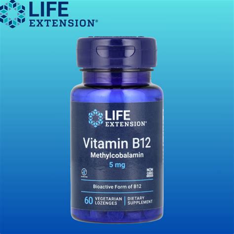 Life Extension Life Extension Vitamin B12 Methylcobalamin 5 Mg 60