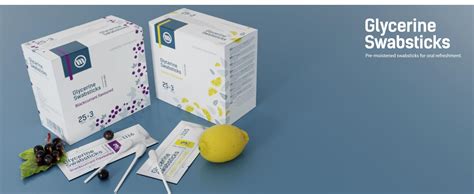 Optimum Medical Glycerin Swabsticks X Lemon Or Blackcurrant