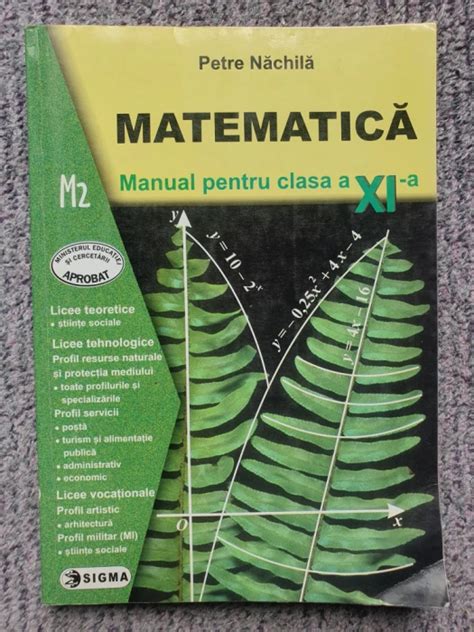 Matematica M2 Manual Clasa XI A Petre Nachila Sigma 2002 208