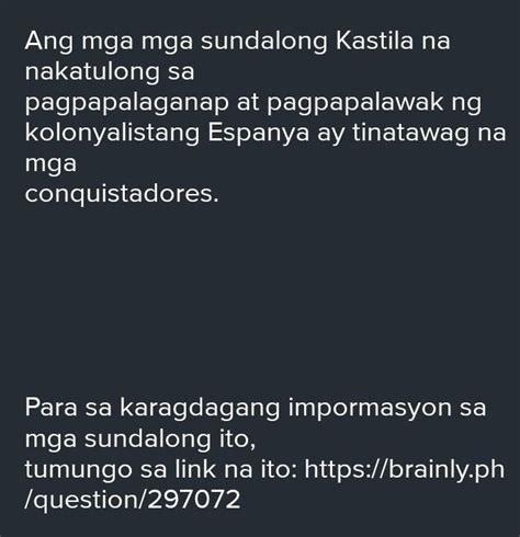 Ano Ang Pabuya O Gantingpala Sa Mga Espanyol Na Nakakatulong Sa