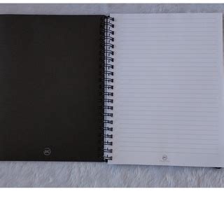 Caderno Smart All Black Universit Rio Folhas Dac Capa Preta Sistema