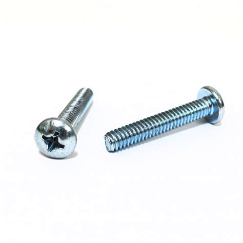 Phillips Pan Head Machine Screw 14 20 X 1 12 Zinc