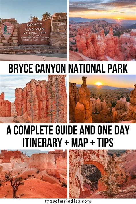 How To Spend One Day In Bryce Canyon Itinerary Tips Map Bryce