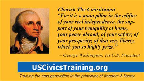 Quotes From The George Washington Constitution Quotesgram