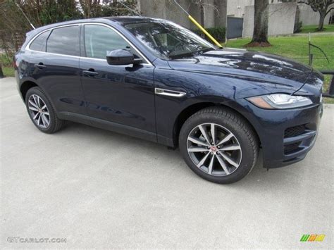 2017 Dark Sapphire Blue Jaguar F Pace 20d Awd Prestige 117937289 Photo