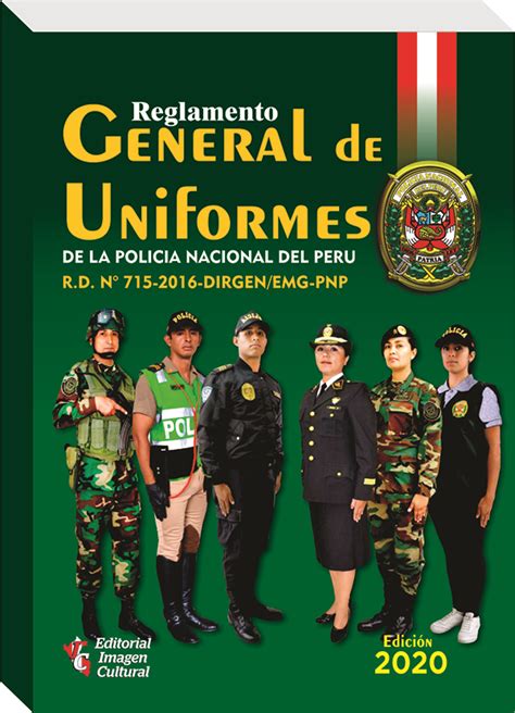 Reglamento General De Uniformes De La Pnp Editorial Imagen Cultural