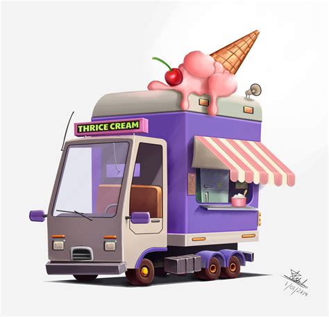 Artstation Ice Cream Truck