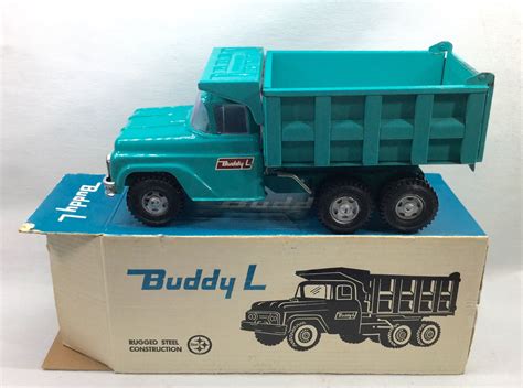 Sold Rare Buddy L Hydraulic Dump Truck With Box Nice 60s Pressed