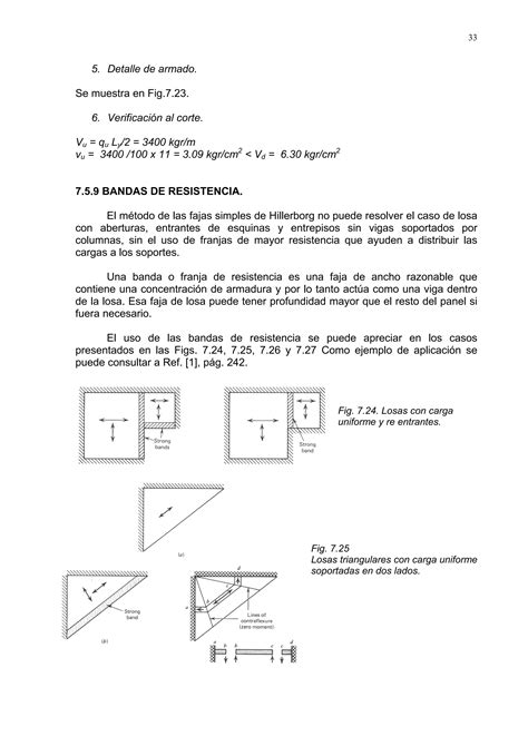 Dise O Y An Lisis De Losas De Hormig N Armado Utilizando M Todos