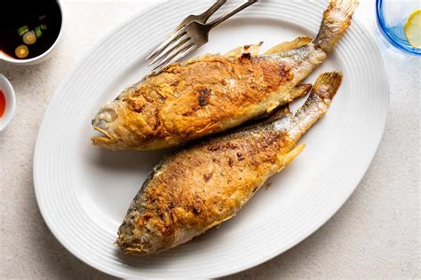 Korean Fried Whole Fish Recipe With Yellow Croaker