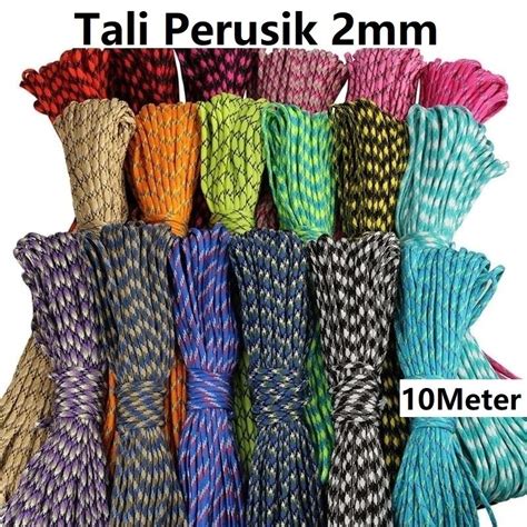 Jual Bahan Tali Perusik Tali Prusik Tali Gunung Harga Meter