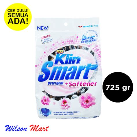 Jual SO KLIN SMART DETERJEN DETERGENT DAN SOFTENER 725 GRAM Di Seller