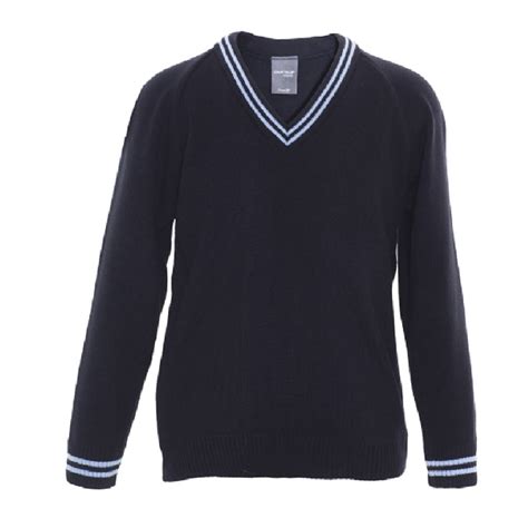 Pedmore High V Neck Jumper Crested School Wear