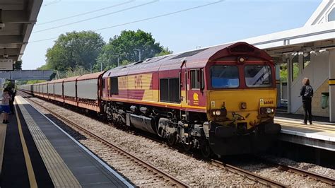 66068 Passing Through The Brand New Reading Green Park Station On Its