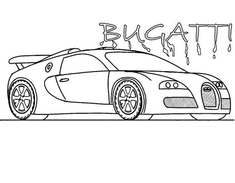 Printable Bugatti Coloring Pages Pdf From Chiron To Veyron