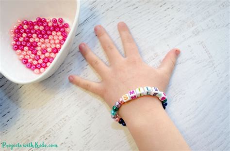 Colorful Beaded Friendship Bracelets For Kids Projects With Kids