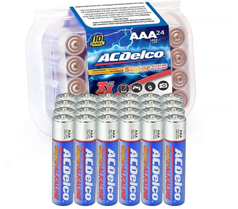 Acdelco Super Alkaline Aaa Batteries Count Walmart