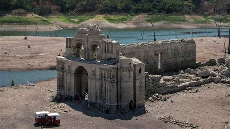 Sequ A Deja Al Descubierto Iglesia Sumergida En Chiapas Unotv