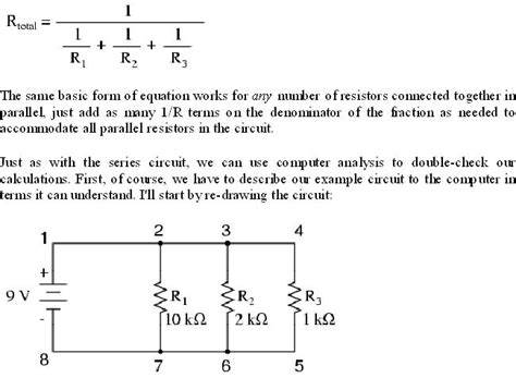 media    datas  electrical science simple parallel