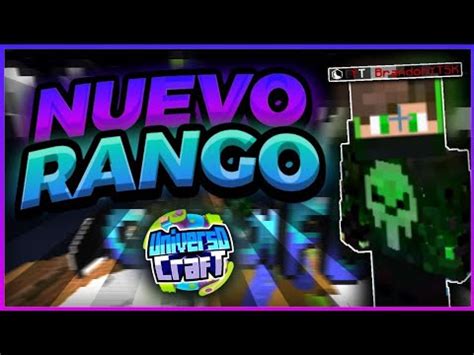 RANGO YOUTUBER EN UNIVERSOCRAFT YouTube