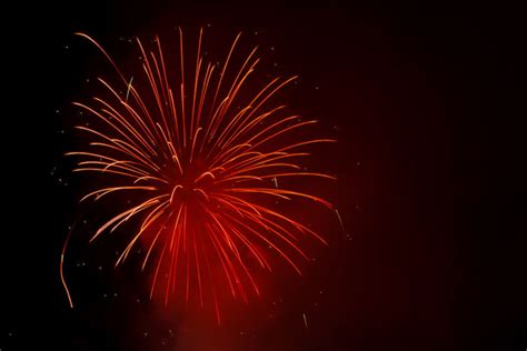 Red Fireworks Free Stock Photo - Public Domain Pictures