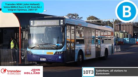 Transdev Nsw John Holland Volvo B Rle Euro Zf Ecolife Volgren