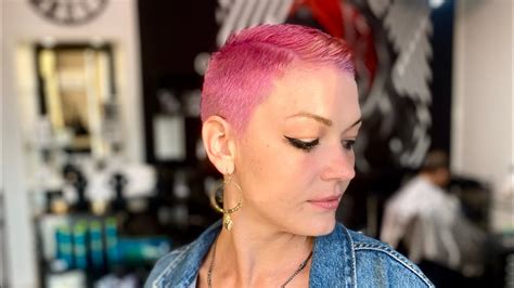 Pink Buzzcut Youtube