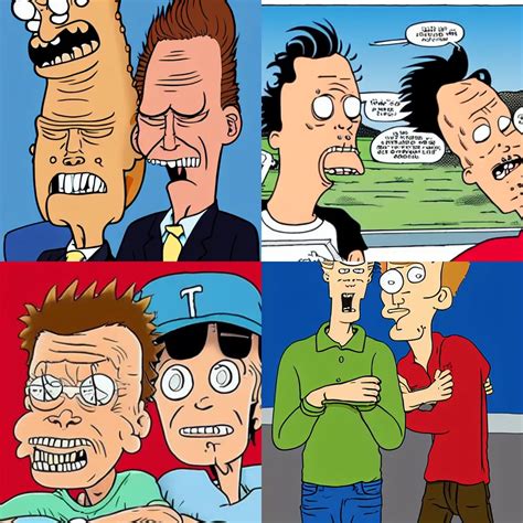 Beavis And Butthead Style Of Garry Trudeau Stable Diffusion OpenArt