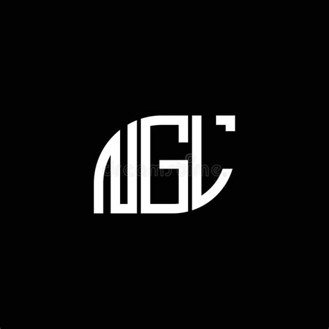 NGL Letter Logo Design on BLACK Background. NGL Creative Initials ...