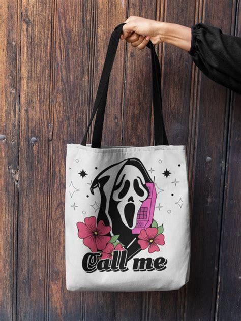 Ghostface Tote Bag Scream Ghostface Lover Do You Like Scary Etsy