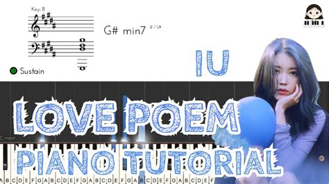 IU 아이유 LOVE POEM Piano Tutorial YouTube